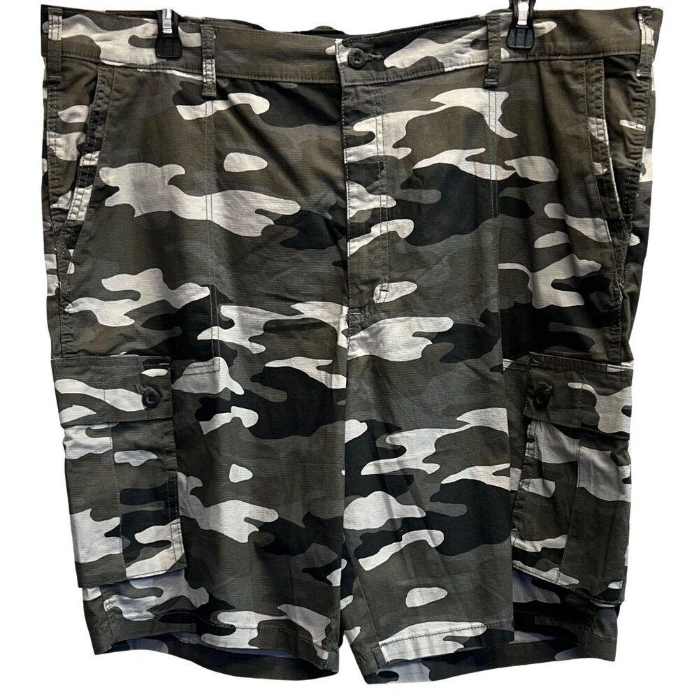 Lee Mens Black Camouflage Cargo Shorts Size 44 Cotton Spandex Blend - Picture 1 of 4